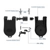 Cable Lock, 2 Pieces Retractable Cable Lock Combination Lock with