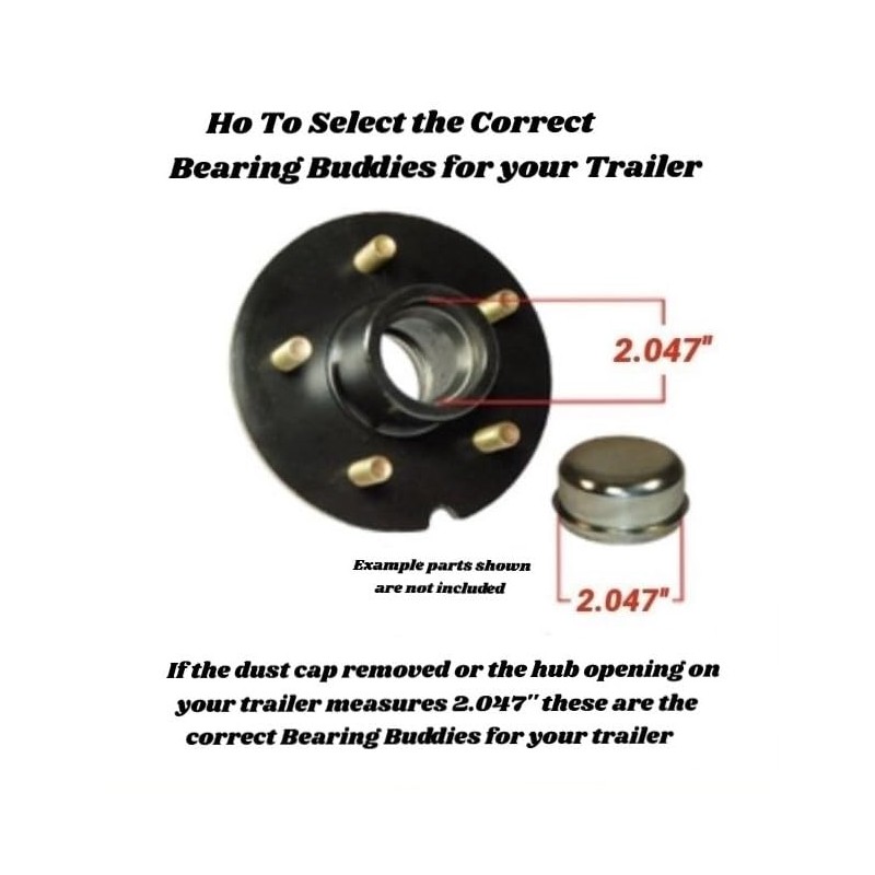 Genuine Bearing Buddy® 2047A Chrome Plated - (Includes The Vinyl