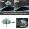 Damp away Automatic Windproof Travel Umbrella, Large Compact Inverted Umbrella