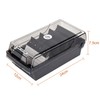 Business Card Box, Business Card Storage Box with 4 Divider