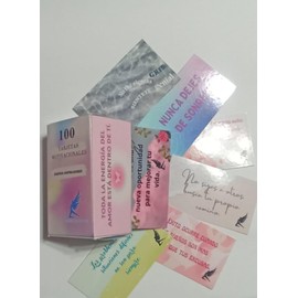 100 TARJETAS MOTIVACIONALES, DISEÑOS INSPIRADORES.