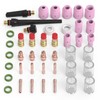 TOOLIOM 49PCS TIG Welding Torch Accessories Kit Stubby Gas Lens