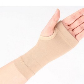 Padded Compression Wrist Support Gloves (2-Pack) for Sports Fitness Skin Tone Set/XXL