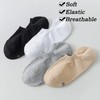 Jormatt 6 Pairs Women No Show Socks with Grips Cotton