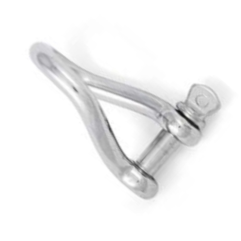 6mm Twisted Shackles Stainless Steel A4-Marine Grade (316) - for