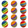 Rumyve 12 Pcs Rainbow Cat Toy Balls - Interactive Indoor