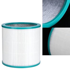 Filtro de Purificador de Aire para TP00/TP02/TP03/AM11 - HEPA de Reemplazo y Filtro de Carbono Activado C con Ventilador sin Luces