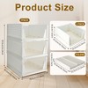 FHDUSRYO 7Pcs Large Stackable Wardrobe Storage Organizer, Foldable Storage Box