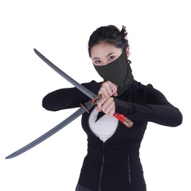 CoolChange Multifunctional Scarf | Tube Scarf | Mask | Balaclava | Washable at 60°C | Black/Grey, gray