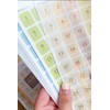 LIKENNY Stickers Collage Material, 12 Sheets, 384 Pieces, Birthday Gift