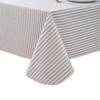 Pioggia Vinyl Tablecloth with Flannel Backed Waterproof Oil-Proof PVC Table