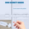 Litensh Gate Bolt Gate Slider with Hole for Padlock 304
