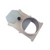 5" OD Self Cleaning No Clog Aluminum Blast Gate Cut