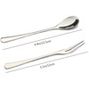 VANRA Teaspoon Set 4 PCS 4.9in Stainless Steel Coffee Spoon
