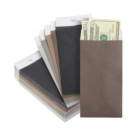 Mr. Pen- Money Envelopes for Cash, 100 Pack, 6.5" x 3.5", 5 Colors(Muted Luxe), Cash Envelopes for Money Bulk