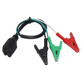 HVAC Adaptor, Cord PVC Clip Stable Safe for Yellow Jacket 69522 69411 120V with Test Pen Circuit Breaker Finder Kit Accessory