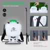 Unbranded 4-Gallon Backpack Sprayer with Padded Shoulder Strap for Pests