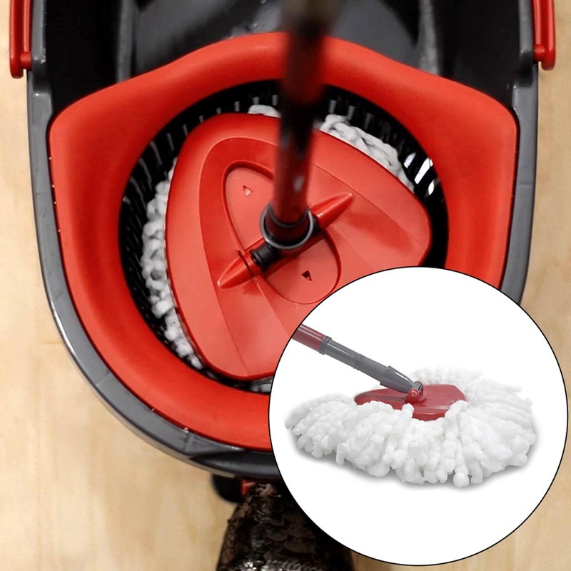 2 Pack Spin Mop Replacement Head Compatible with Ocedar EasyWring