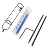 Rain Gauge 7 Inch Capacity Detachable Rain Measuring Gauge with