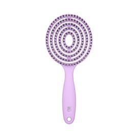 T4B ILU Lollipop Candy Professional Round Detangling Hairbrush (Purple)