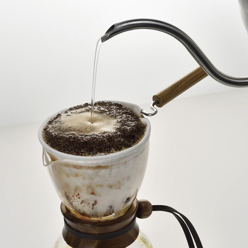 HARIO DPW-3 Nell Drip Pot, Wood Neck, For 3 -
