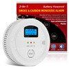 GQIRIL Smoke and Carbon Monoxide Detector - Battery Powered Monoxide