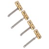 Bass Bridge Saddle Set, 4Pcs Bass String Saddle 4‑String Brass