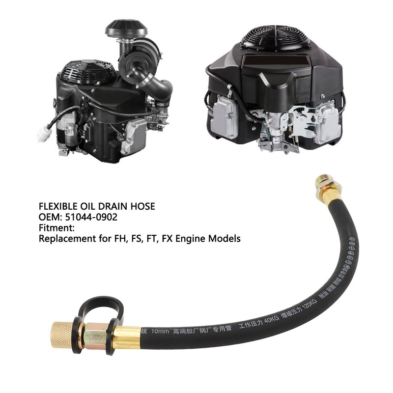 Flexible Oil Drain Hose 51044‑0902 Engine Flex Drain Tube Extension