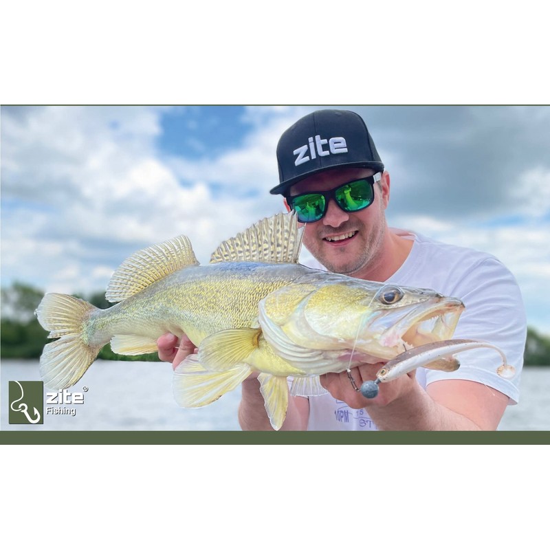 Zite Fishing Rubber Fish Zander Set - InZite Shad 12