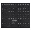 Clam Works KTL021X-BK Function Key Label, Waterproof Seal, Black [Ins/Del/Mini