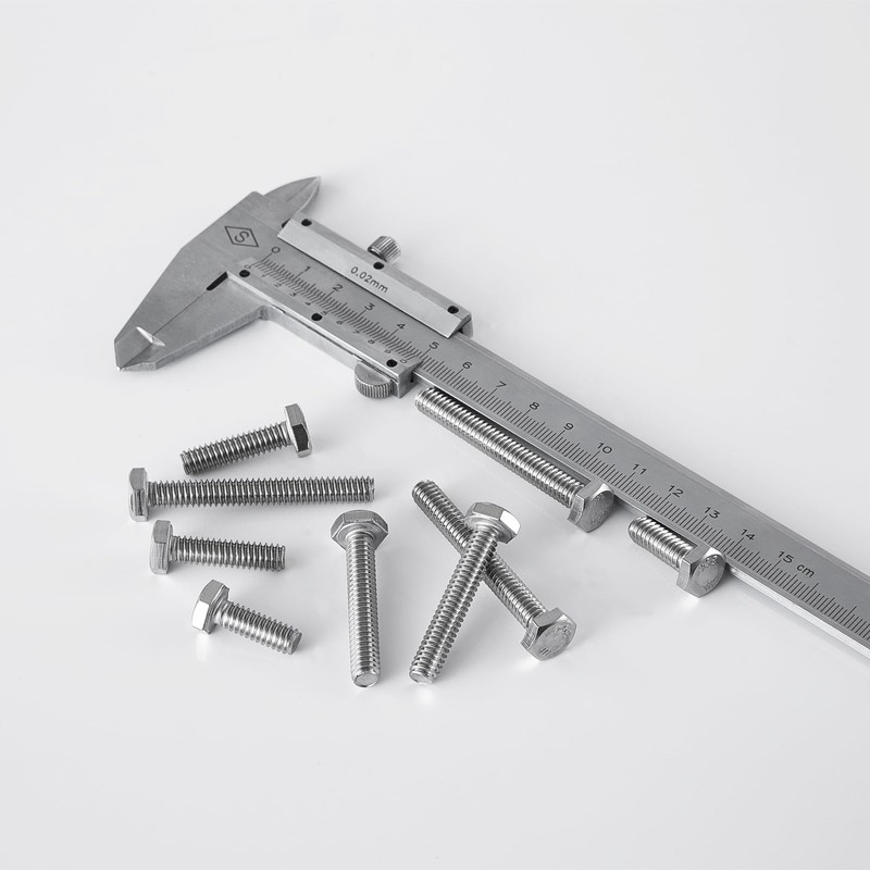 Joamang 1/4-20 x 2-1/2" 10PCS Hex Head Bolts Screws, Stainless