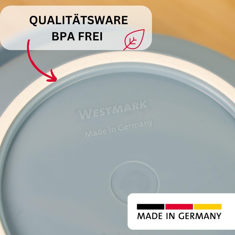 Westmark Mixing / Baking Bowl with Two-Part Lid, 2.5 L,