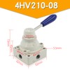 Válvula rotativa manual, 4HV210-08 Válvula de aire manual de 4