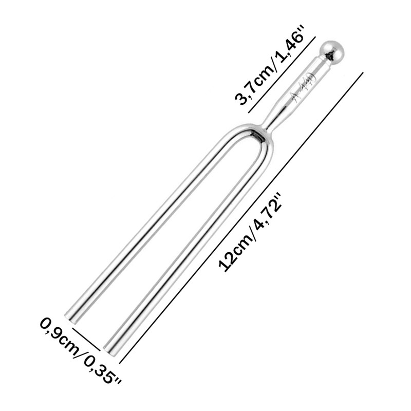 Ryaupy Aluminium Alloy Tuner - Standard A440 Tuning Fork -