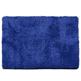 Clara Clark Shaggy Bath Rug with Non-Slip Backing Rubber Super Soft Bathmat, Large-32 x 48, Royal Blue