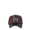 Cuadra Genuine Bovine Leather Casual Caps Men's Unisex (US, Alpha,