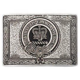 USA Kilts Robertson Clan Crest kilt belt buckle