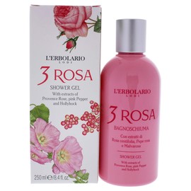 L'Erbolario 3 Pink Bath and Shower Gel 250 ml