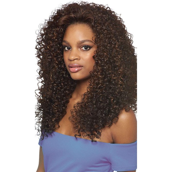 Outre Synthetic Hair Half Wig Quick Weave Batik Dominican Curly (DR2730)