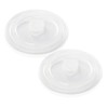 Hoilse Vented Lids for 5" diameter containers set of 2，lids