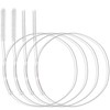 4 Pcs Extra Long Pipe Cleaners with Soft Nylon Bristles