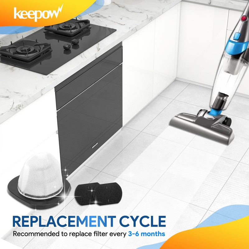 KEEPOW 2030 Vacuum Filters Fit for Bissell Featherweight Vacuum 2030,