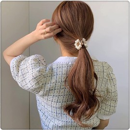 Pearl Hair Claw Hair Clip, Large Pearl Barrette, Hair Arrangement, Accent, Ladies, Adult, Cute, Korean, Orchan, Hair Clip, Hair Clip, Hair Clip, Hair Accessory, Hairpin, Small, Mini Hair Clasp (Large