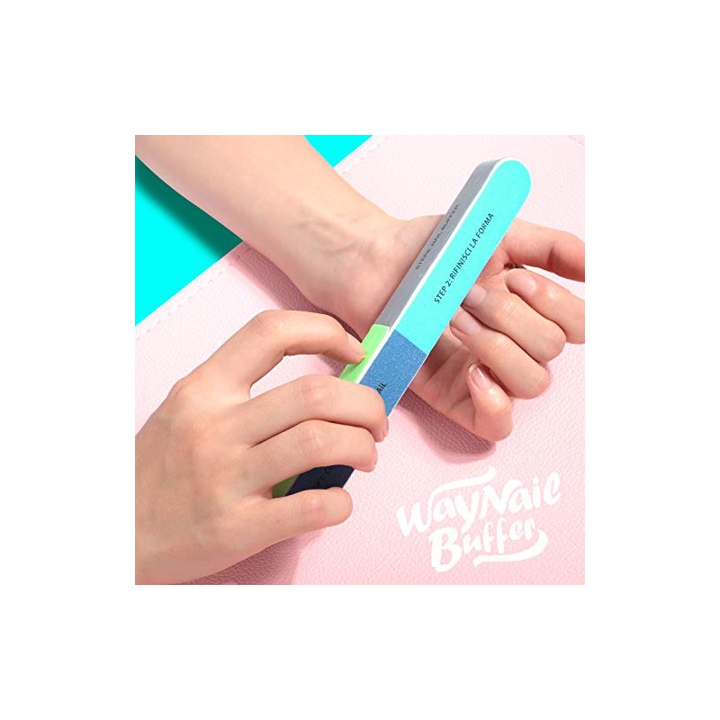 Kit de limas de uñas, 4 piezas de lima de