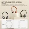 iKF Rona Retro Classic Active Noise Cancelling Headphones, 75H Playback,