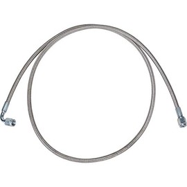 48 Inch Stainless Steel Brake Line w/ 90 Degree AN4 End