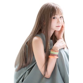 Classe Easy Long Full Wig, Fashion, Long Cosplay, Natural, Heat Resistant, Wig Net Included - Greige