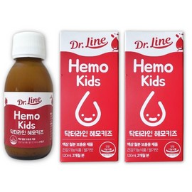 Dr. Line Hemo Kids Strawberry Flavored Iron Supplement Children's Iron 120 Days' Supply / 닥터라인 헤모키즈 딸기맛 철분제 어린이 철분 총 120일분