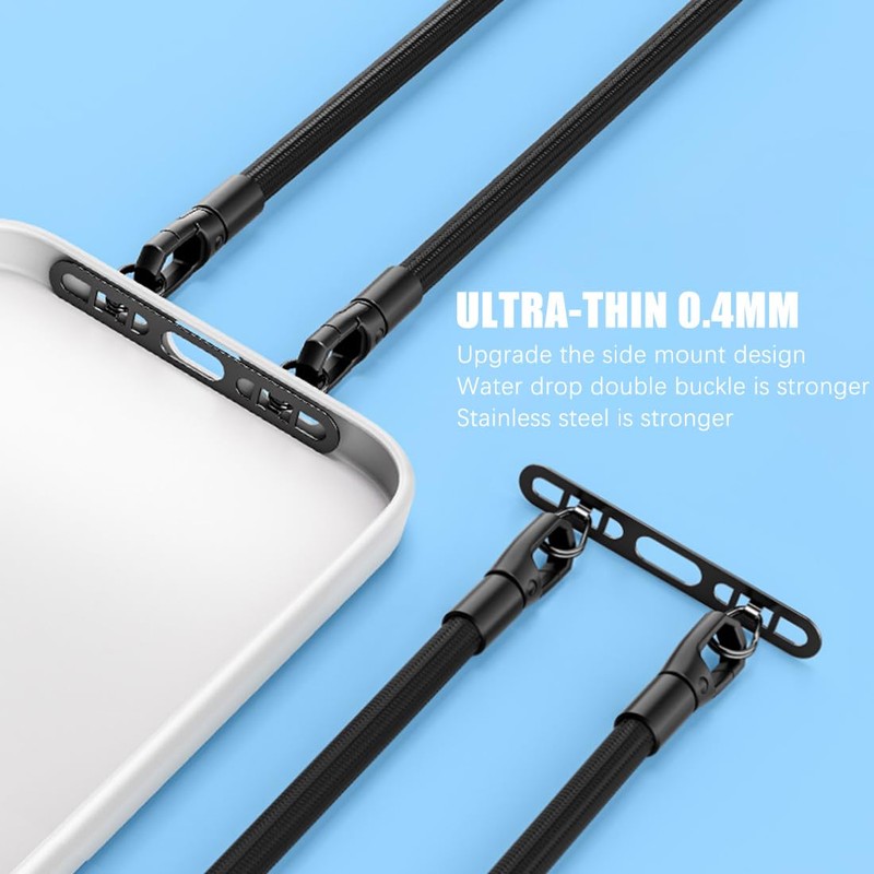 ILSSLI Phone Lanyard Pads 2PCS Universal Cell Phone Tether Tab