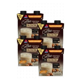 Atkins Gluten Free Proteinrich Shake Café Caramel, Keto 4pk                                                                                           
